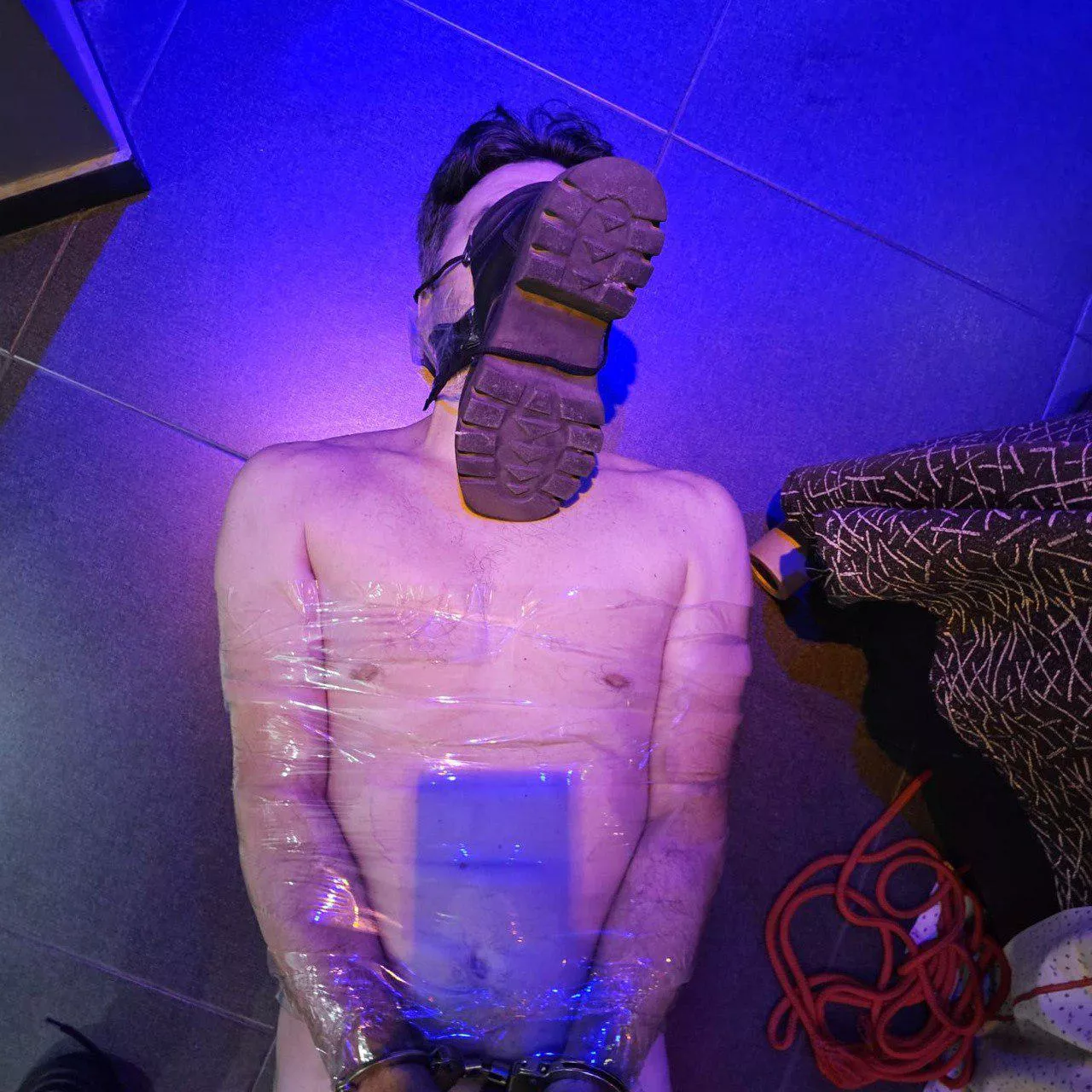 Bondage session with trained sissy. posted by mistresskala