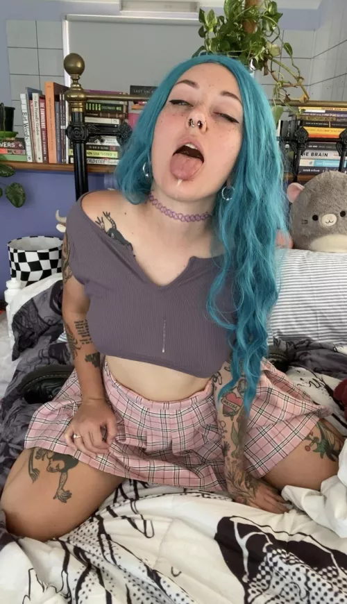 For some reason I just can’t seem to stop salivating? Must be all the dick pics I receive 🤷‍♀️ by monster_rawrr