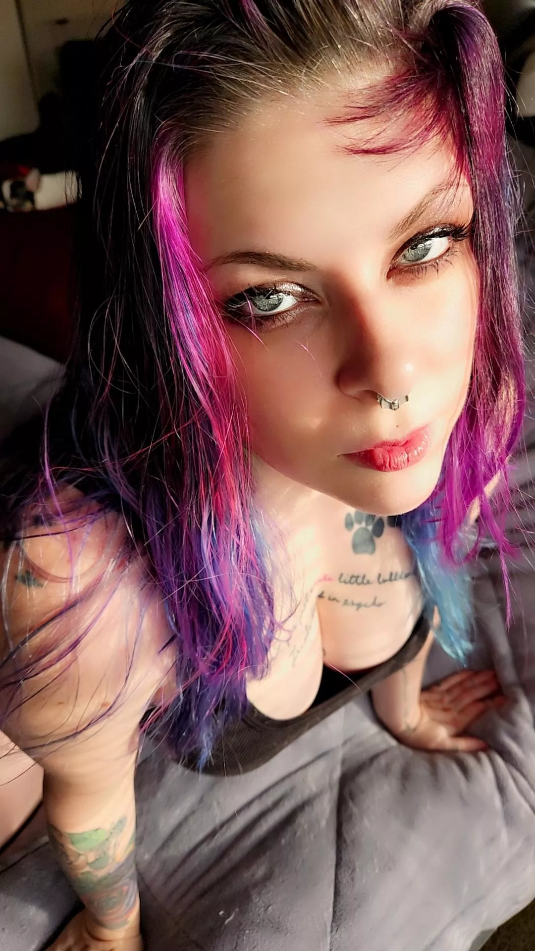 I like it messy 🤪  posted by ElaineDolly