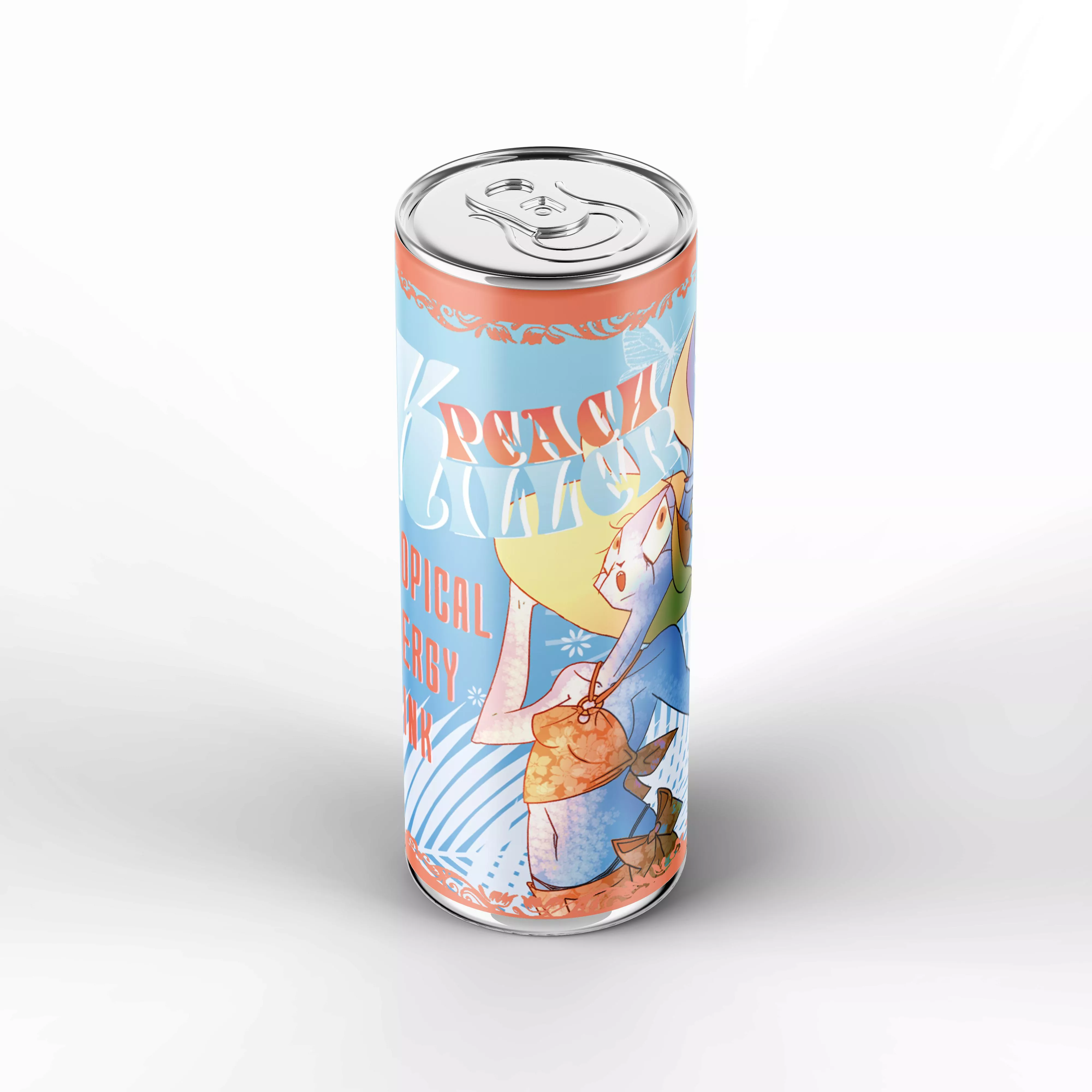 I’m doing furry energy drink designs for class! posted by Raposeira