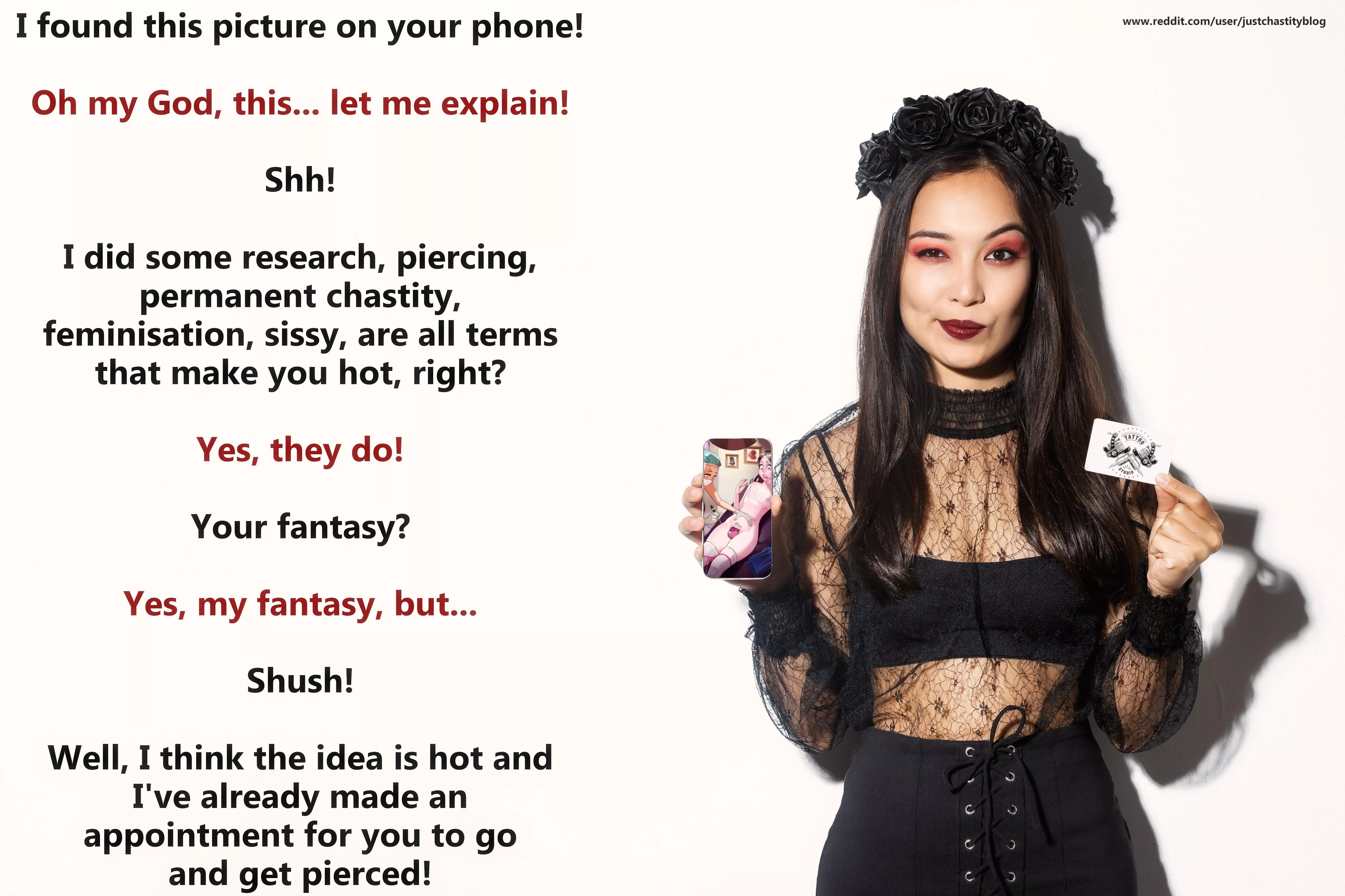 It's bad if you get caught, but good if your girlfriend is opened up to new things! posted by justchastityblog