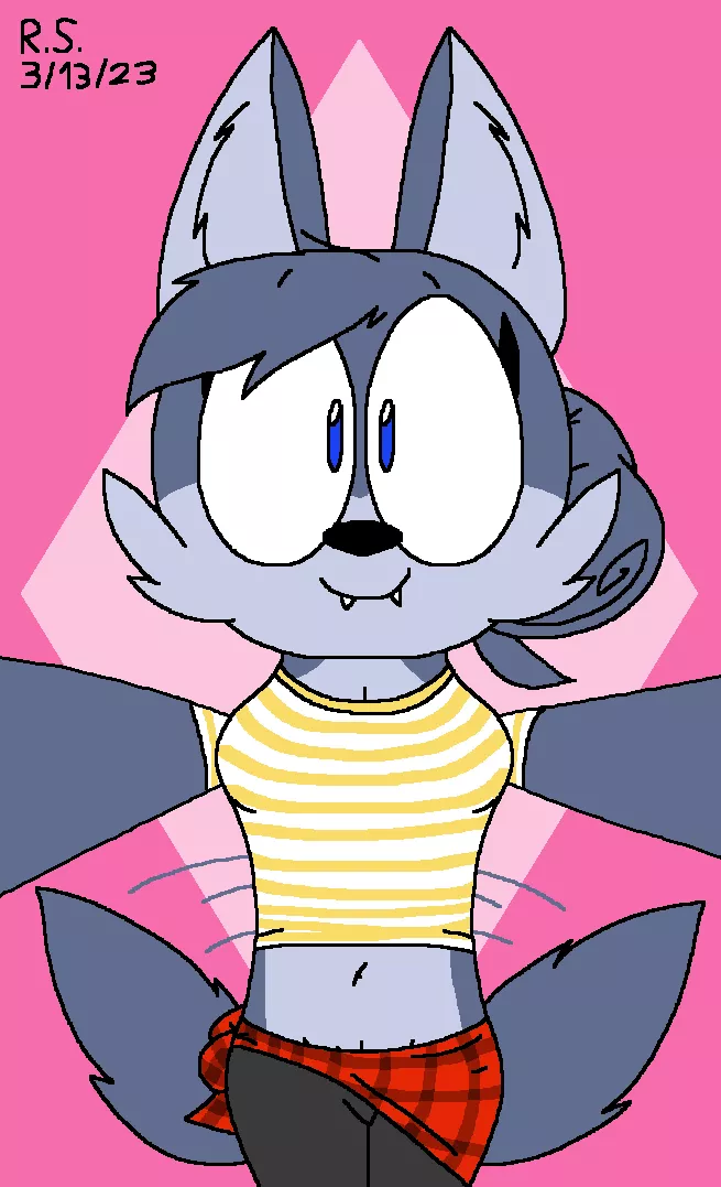 Lauren's just happy to see you (art done by me) posted by RickySmith2005