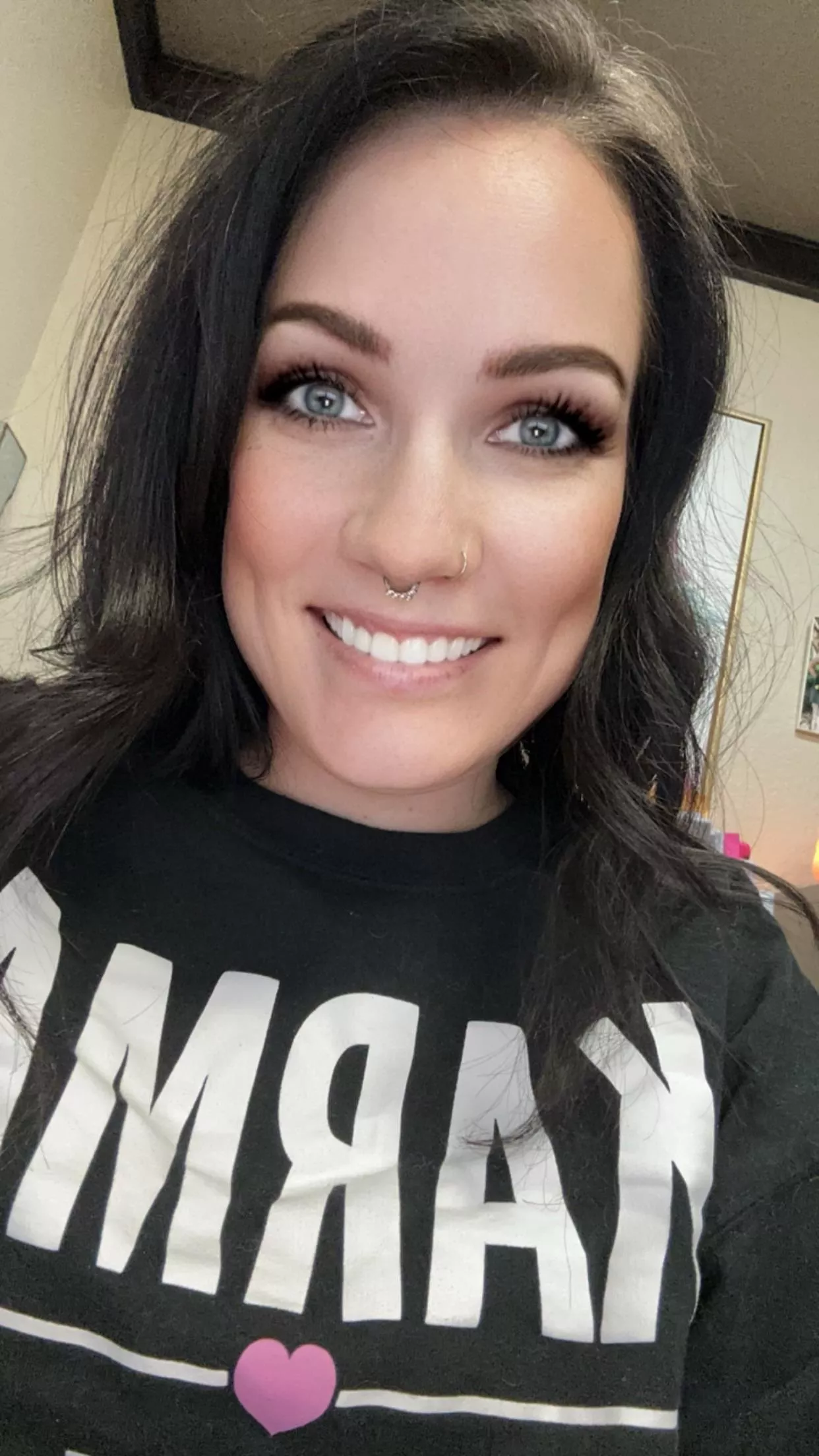 Obsessed with my freckles.  posted by leatherbondagebadass