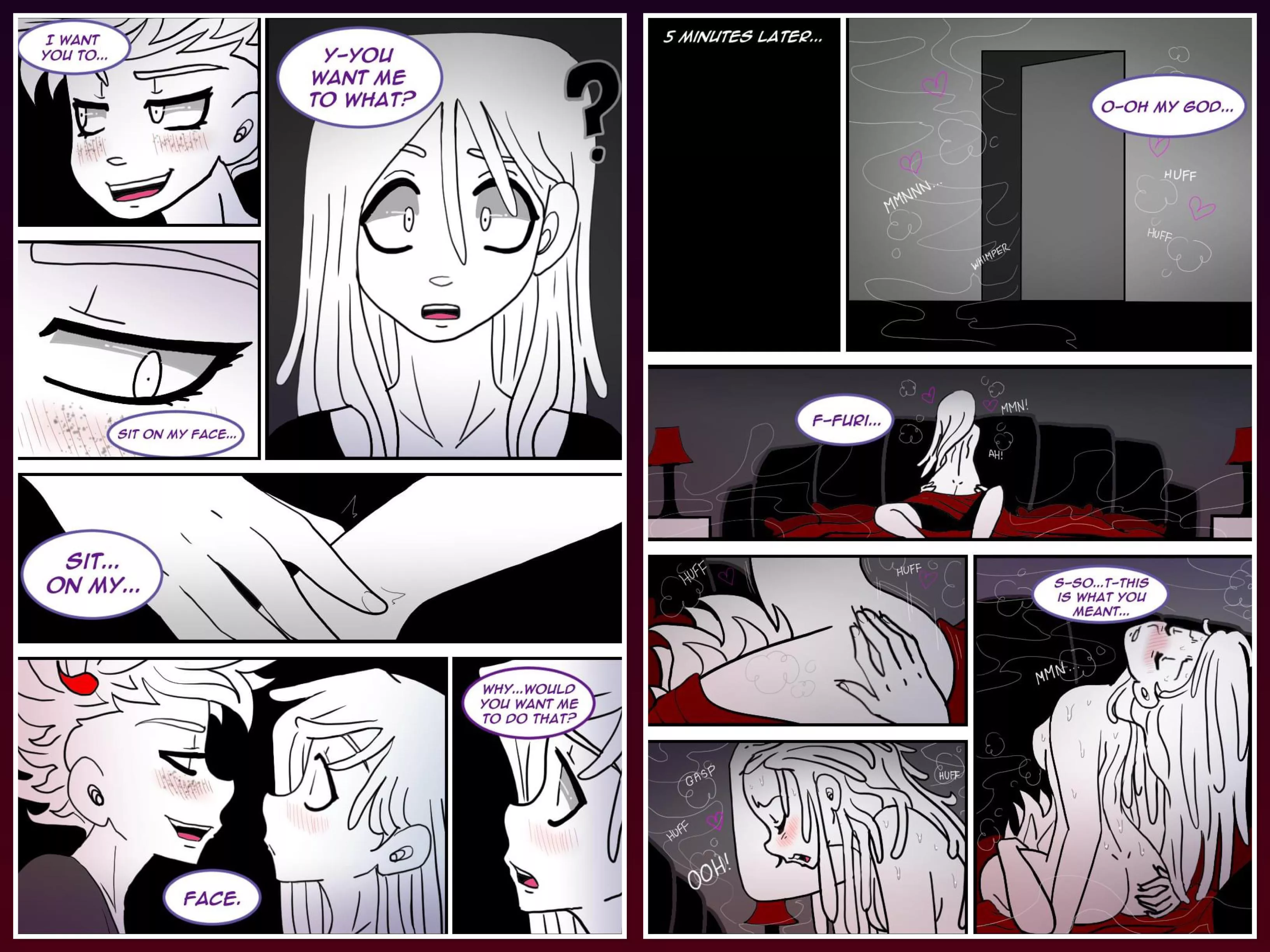 [Original] What happens when Eva loses a bet to Furi? 👀 THIS is what she asks for 😂 Also the fact that Eva can’t read between the lines of what Furi is actually saying. She may have the new ability to speak English, BUT there are still things she posted by OneLayerGirl