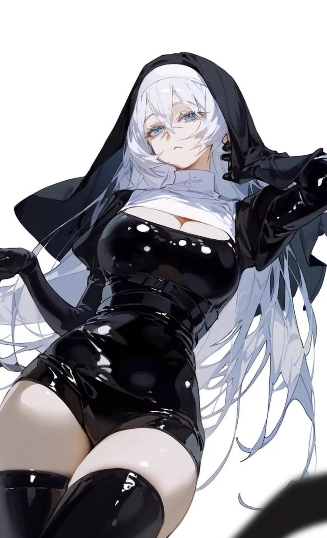 Silver-Haired Nun  posted by CheetahSperm18