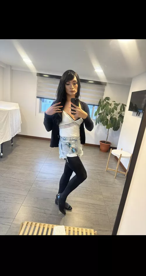 That day i went to a mall for the first time as femme  by manuyetilee