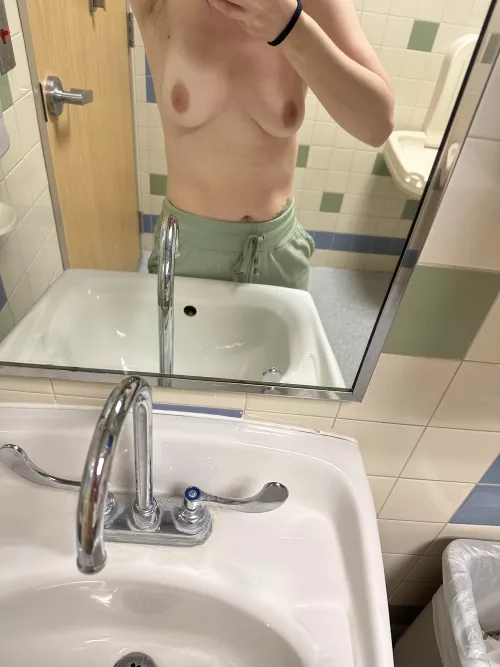 Who dares me to leave the bathroom like this  by Tiny_princess2455