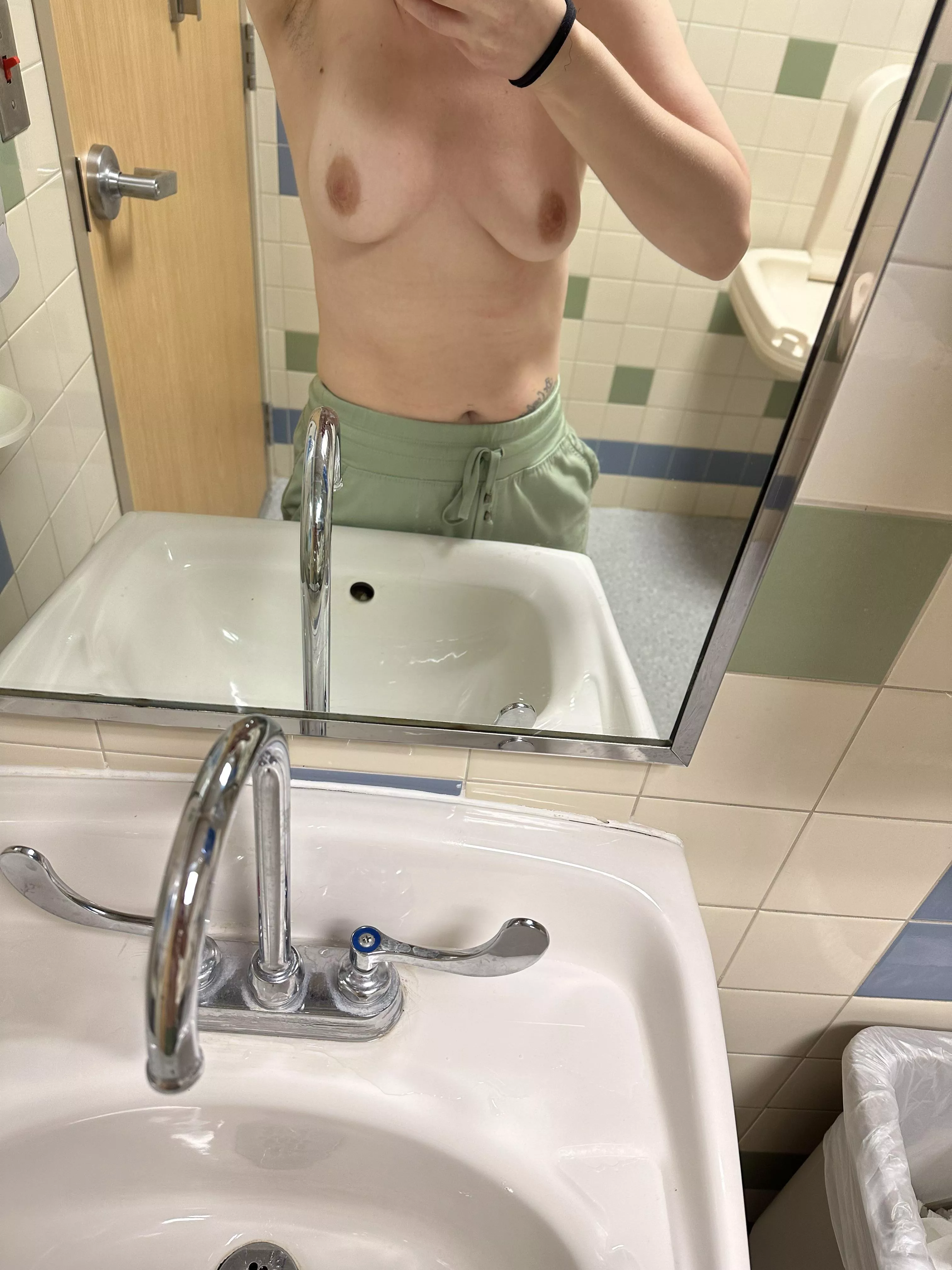 Who dares me to leave the bathroom like this  posted by Tiny_princess2455