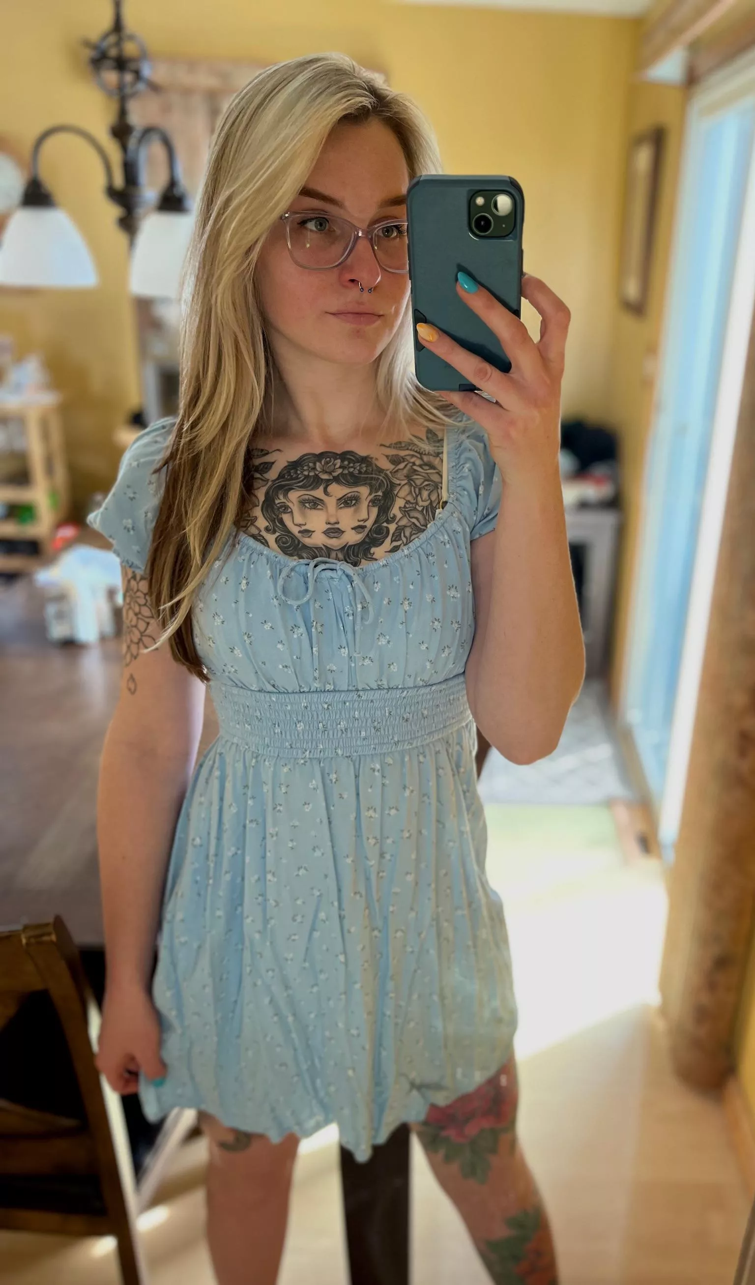 Who doesn’t love baby blue 🥰🥰 posted by Miss_samantha-lynn