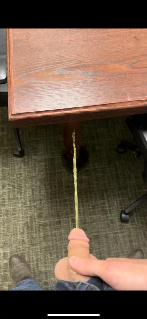 Always time to piss at work by TheNaked_Artist