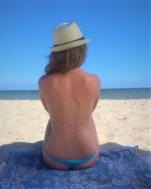 First bikini, then topless, then you're a nudist, miracles) by olivialoveb