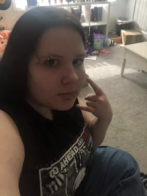 Have you ever seen a diapered metalhead chick? by Pinkytron18