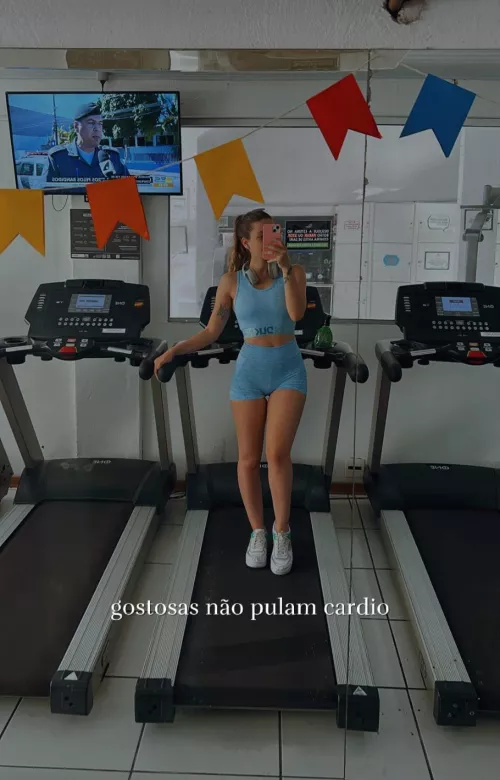 Hot girls don't skip cardio by Greedy-Visual-3591