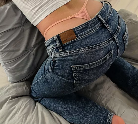 I love how thongs make my ass look, hope you like it too! :) by PunktuallyPoor