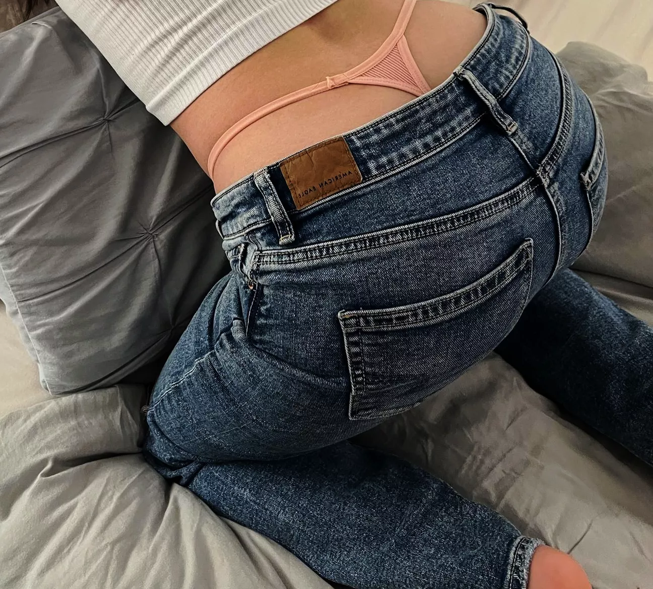 I love how thongs make my ass look, hope you like it too! :) posted by PunktuallyPoor