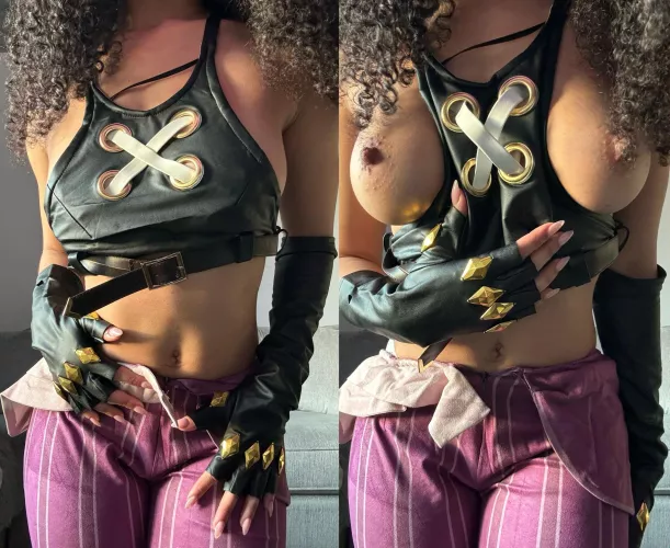 jinx arcane version from league of legends by petitelady18 by petitelady18