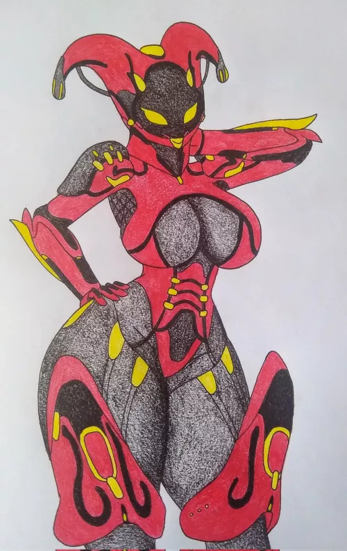 [Mirage] Big Breasted Jester (MoraSpartan) by Darthmufin