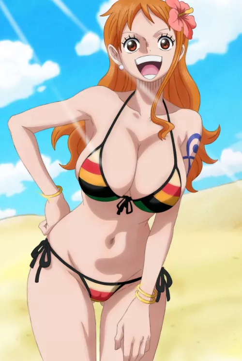 Nami beach day! by Commercial-Cat-9692