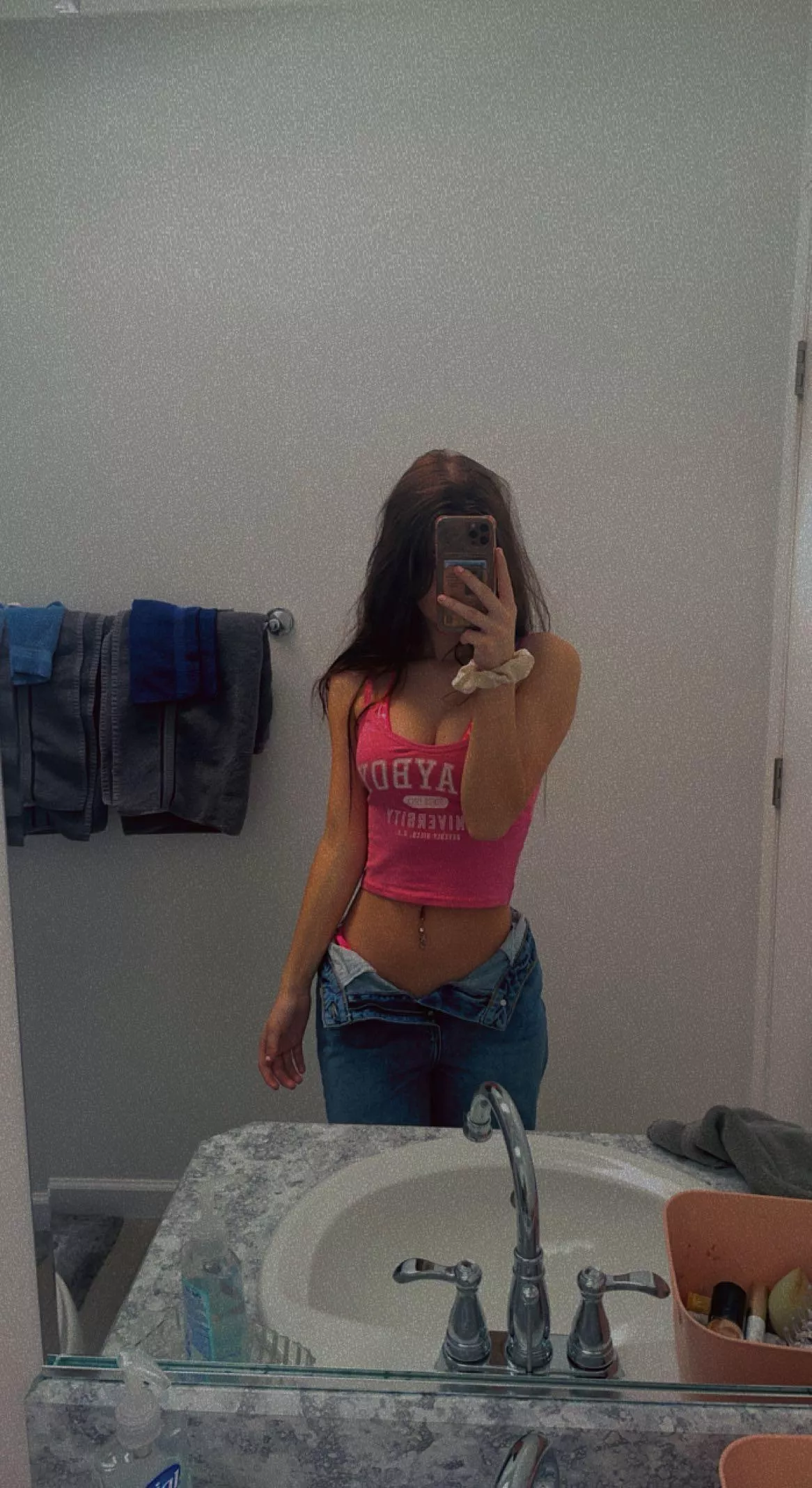 Pink crop tops are so hot don’t you think?  posted by Any_Solution_7855