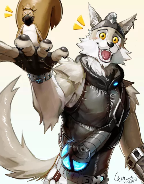 Wendell and His Pet (greenteh_draws) by DL2828