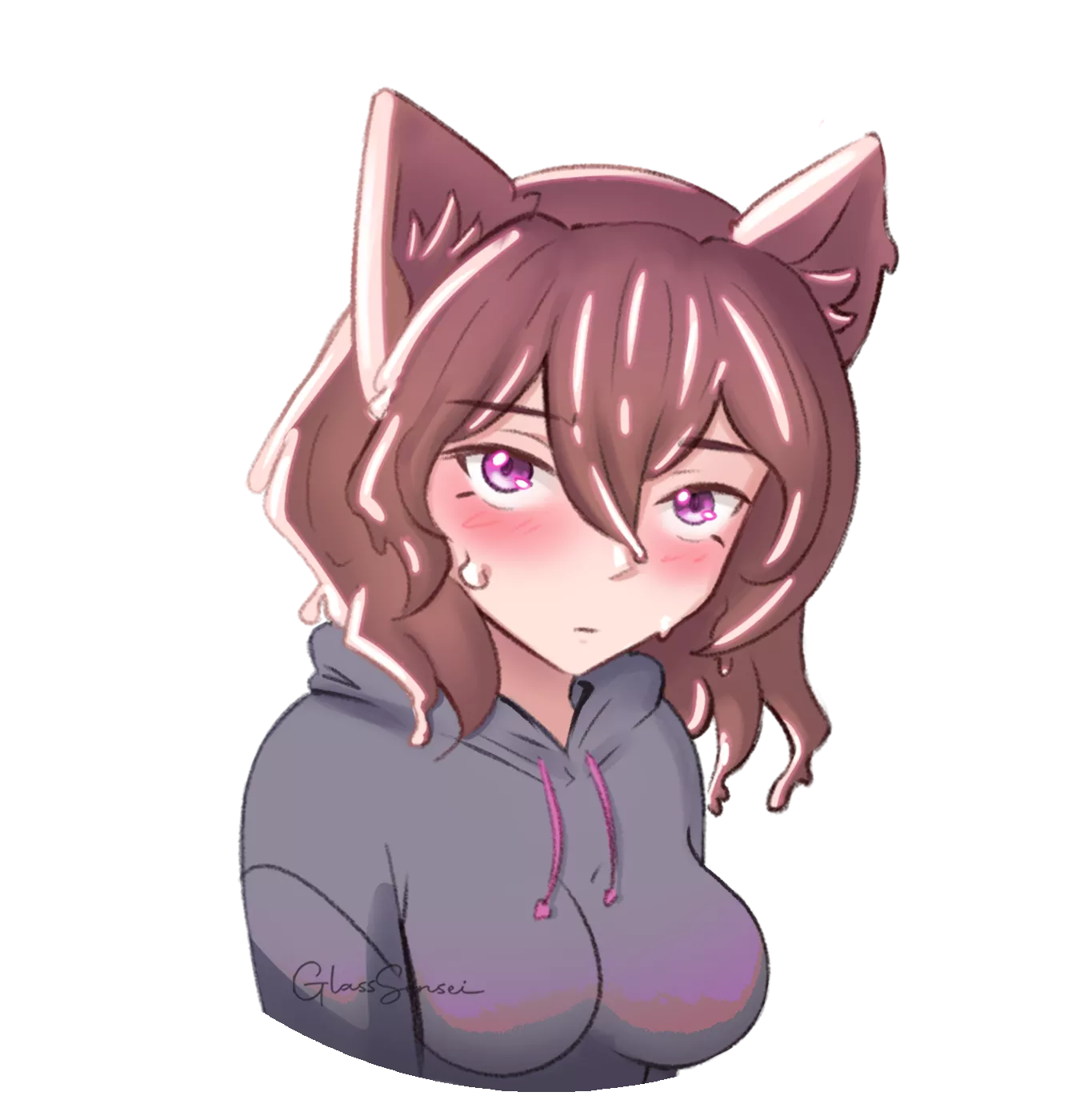 A Kitsune girl by me posted by Glass_Sensei