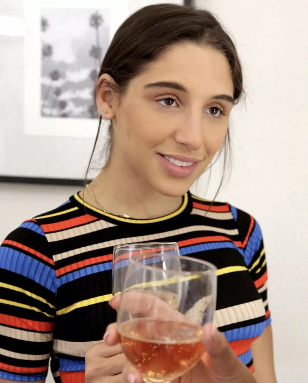 Abella getting tipsy! 🍷  posted by TheSourDominance