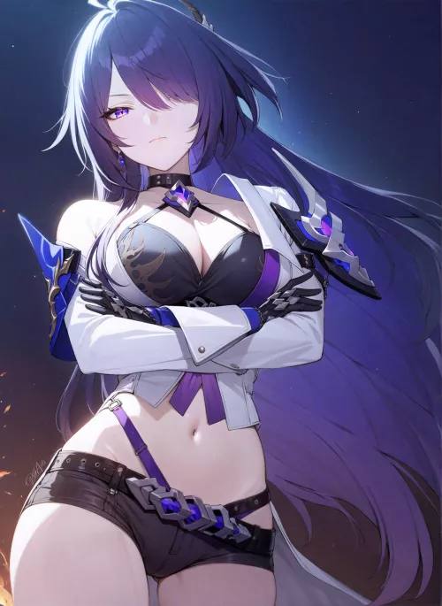 Acheron [Honkai Star Rail] by CheetahSperm18