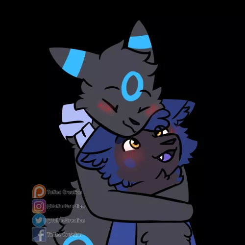 Big bear hugs :3 (YCH work complete :D These ychs are still open~) by ToffeeCreation