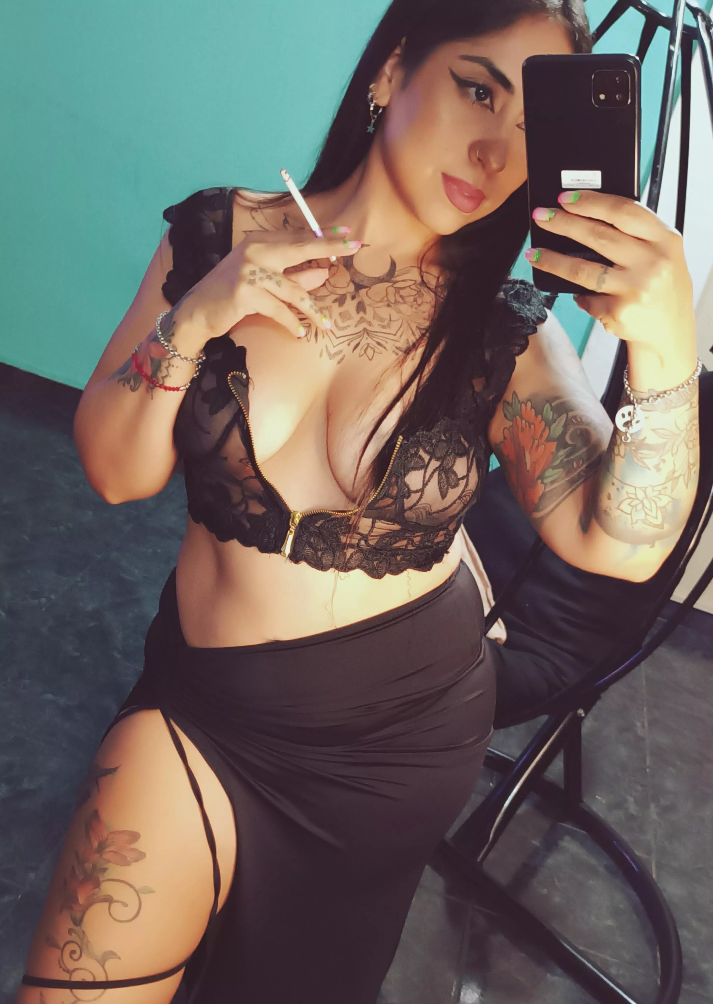 I pass the smoke from my mouth to your mouth, while you touch me all wet, honey.  posted by amanikirlis