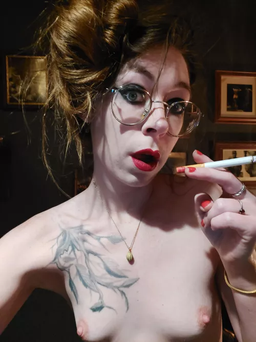 I smoke two packs of Marlboros a day. Not sure if that is a lot... by MistressThrope