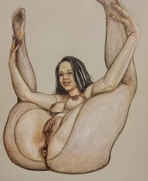 Morning Exercises by Jimmy by Jimmys_Paintings