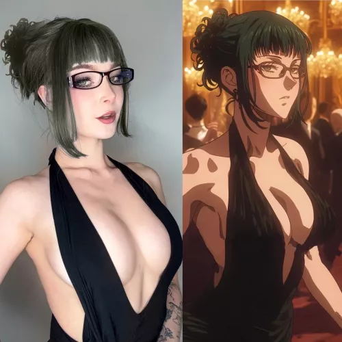 My attempt at Maki from JJK by Sneesnawig