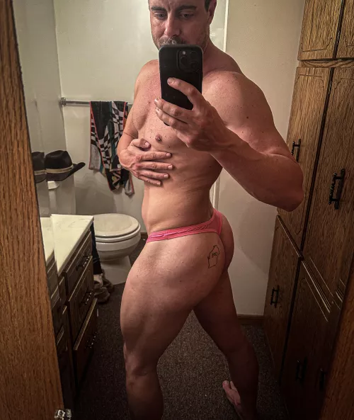 Pink is a good color on me! by just_a_macho_man