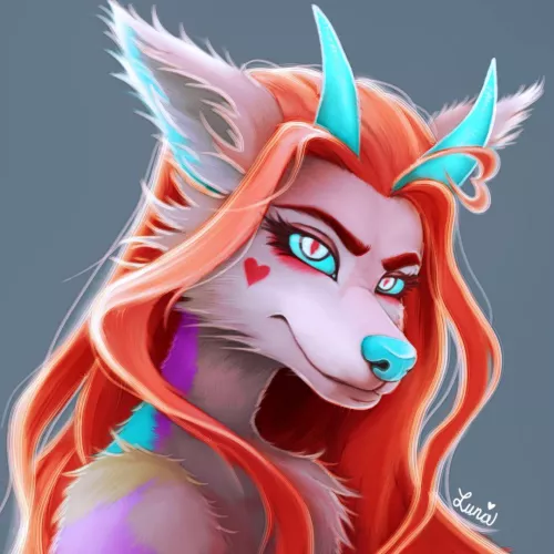 Portrait of @Nostalhea (art by me)  by HiImLunachan