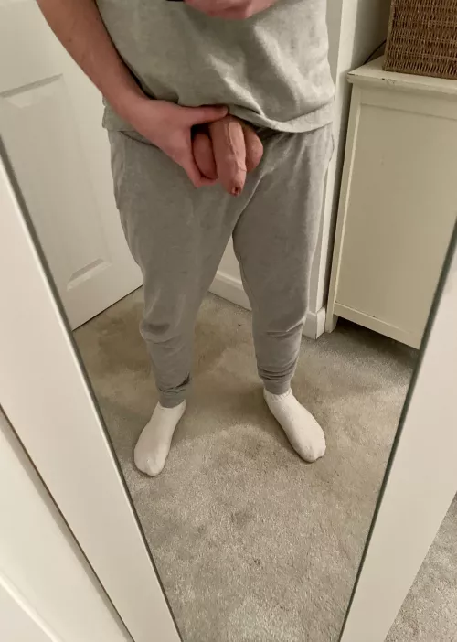 POV you asked to see if the bulge in my sweatpants was real by Remote_Reputation