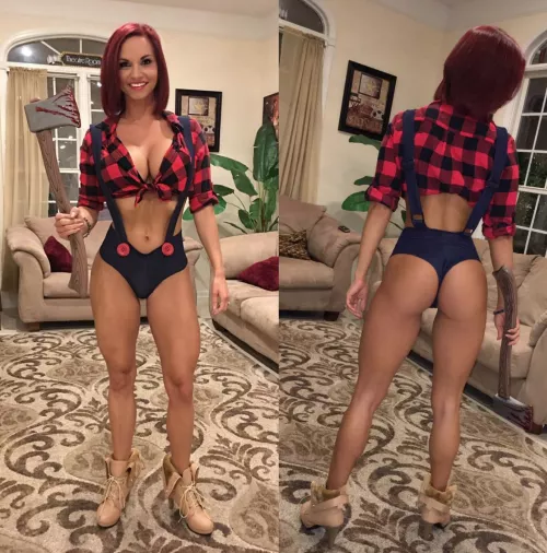 She's gonna chop some wood tonight by queenkatie101