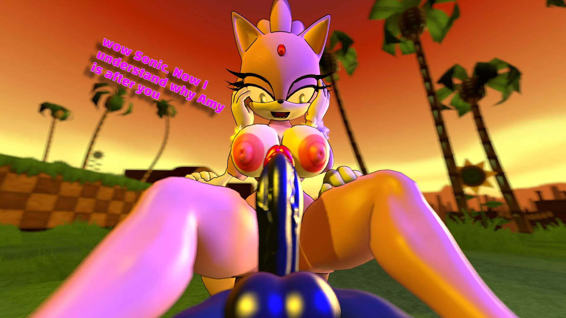 Sonic X Blaze (by me) posted by carkoman