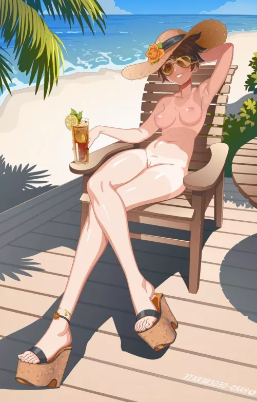 Tracer (Hard-Degenerate) [Overwatch] by belatedbingo