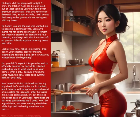 Turned into your ex-wife dog [chastity][cuckold] by Nalgou