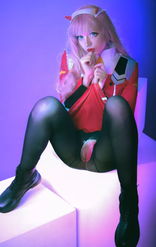 Zero Two from Darling in the Franxx by Ave Ria by MereOasis