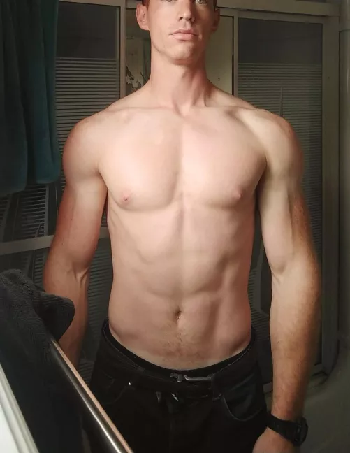 Almost hot enough to go outside shirtless 😄 by grabmebythehorn