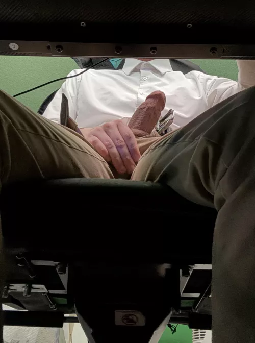 Always nice to get my cock out after a long days work by RvnTnsfw