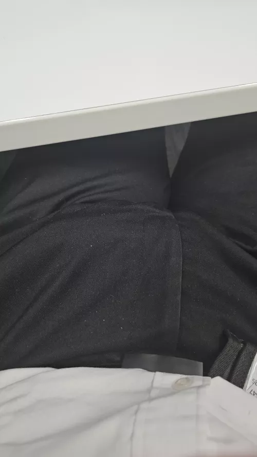 Another day another hard on at work by gingerninja645