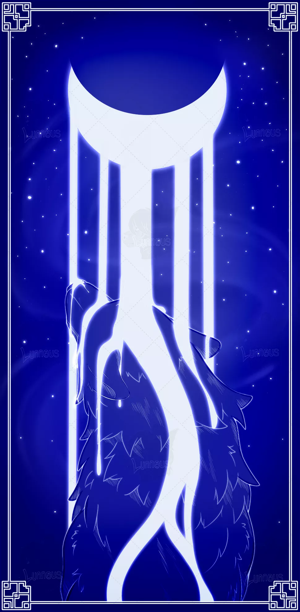 Bathed in Moonlight (art by me) posted by Lunneus