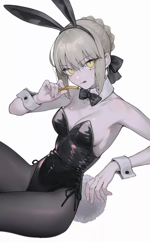 Bunny Saber Alter [Fate/GO] by CheetahSperm18