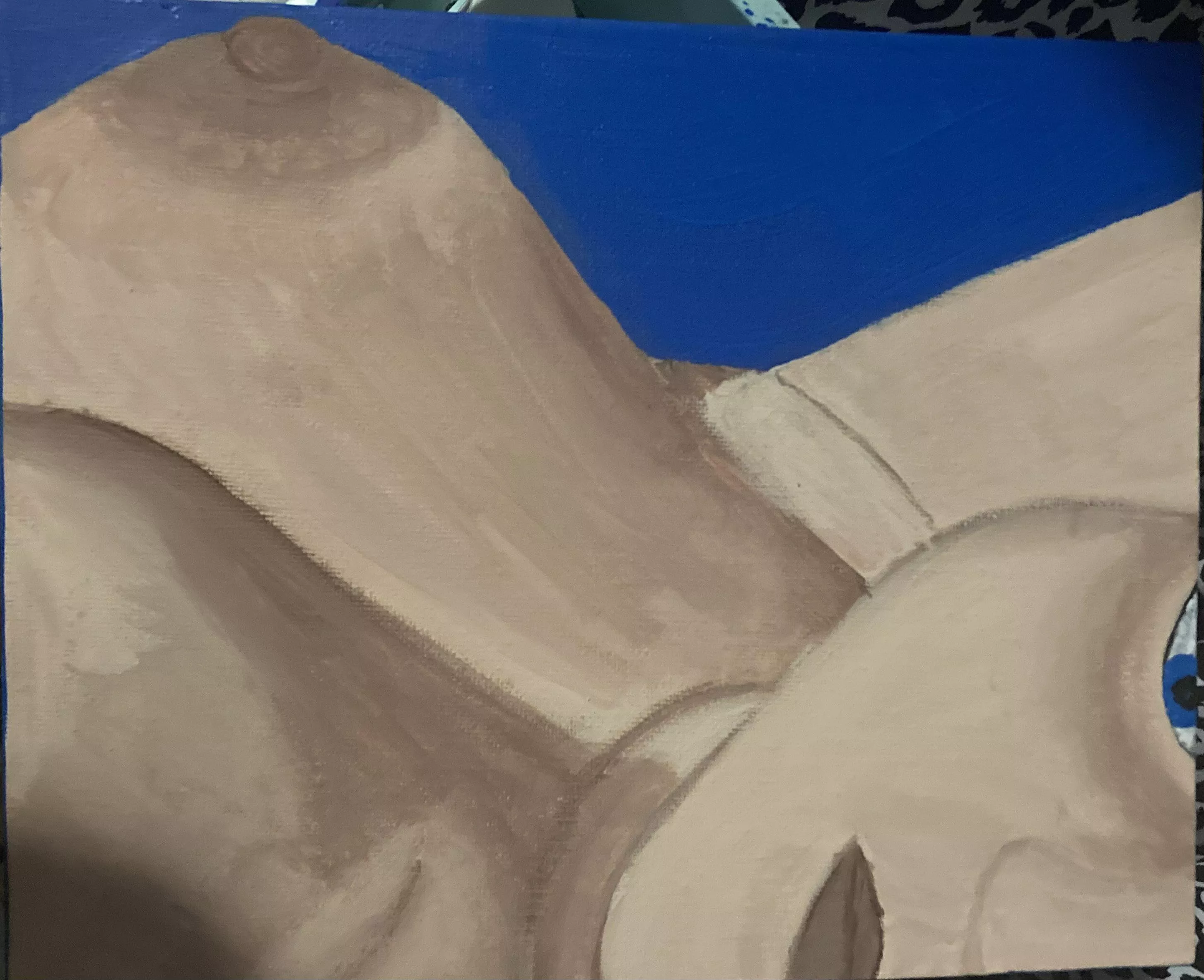 I don’t normally like my freehand paintings but this one wasn’t too bad ❤️ posted by PhoenixRosex3