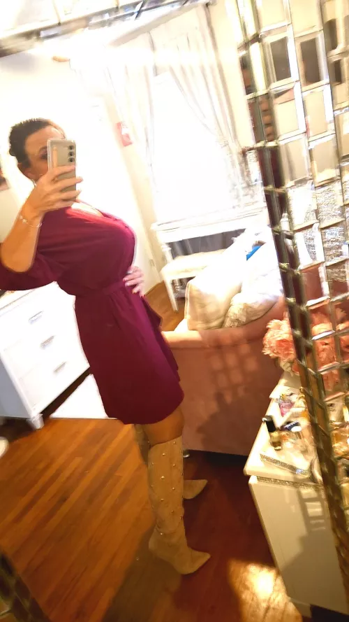 It's a nice day for a nice dress by hottbamabelle1