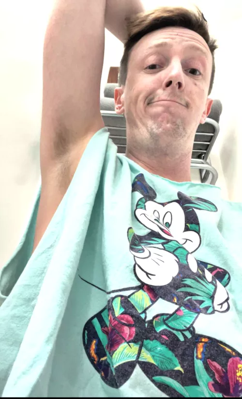 my bff showing his pit by theswimmingpit