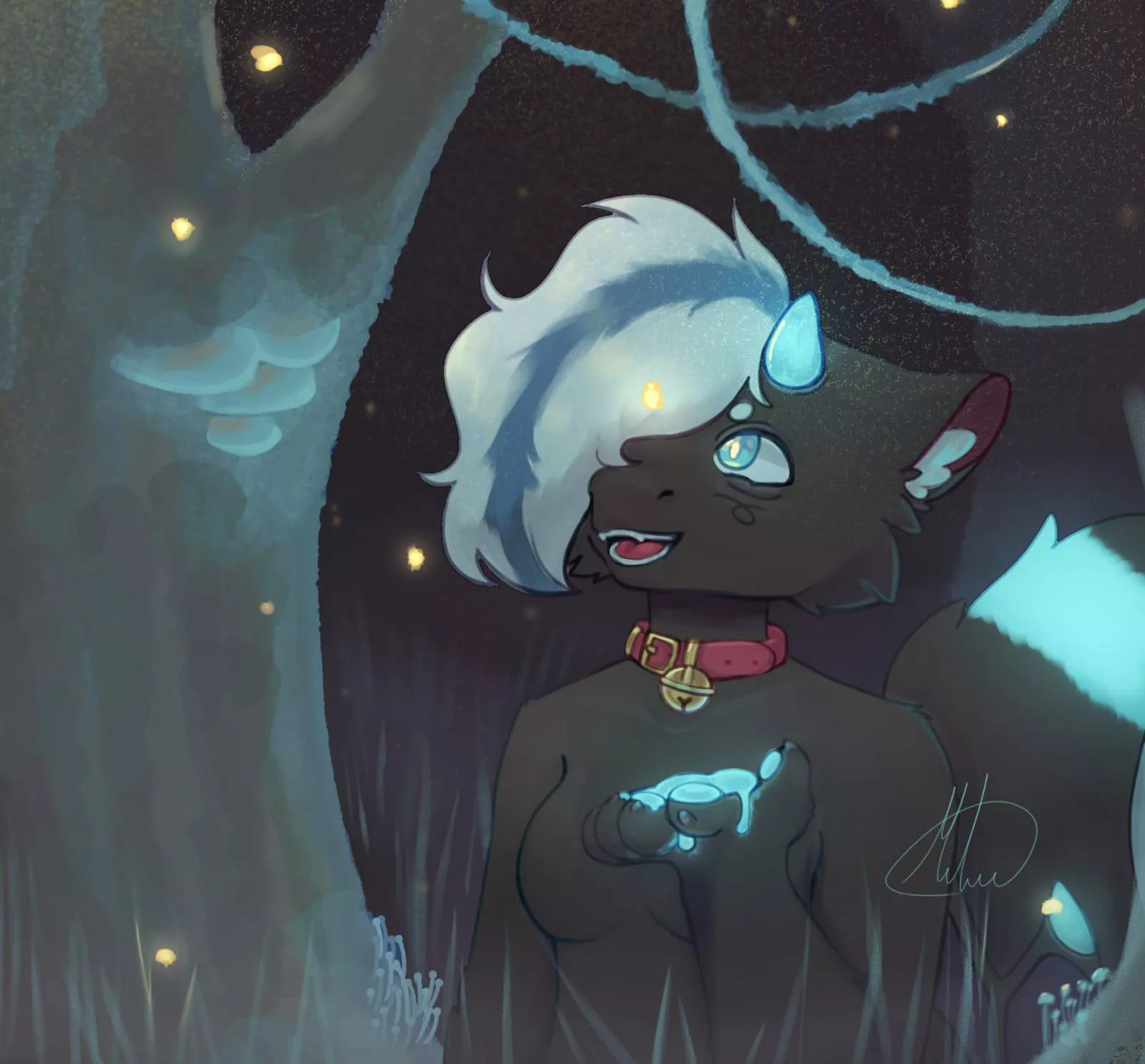 Rare lil fireflies (by me) posted by M1tiu