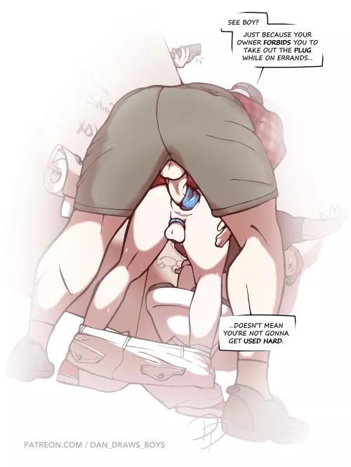 Restroom Stall Breeding [dan_draws_boys #049] by Popular-Reception737